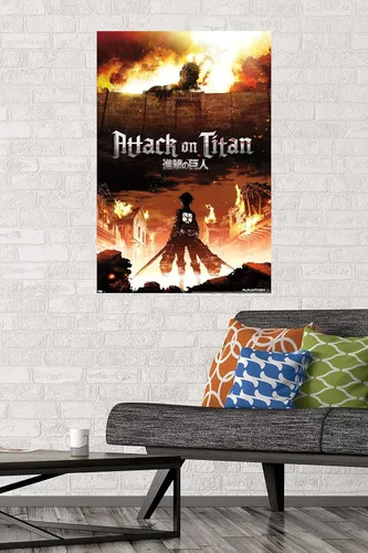 Vista 2 de Trends International Ataque a los titanes (Attack on Titan) póster para pared