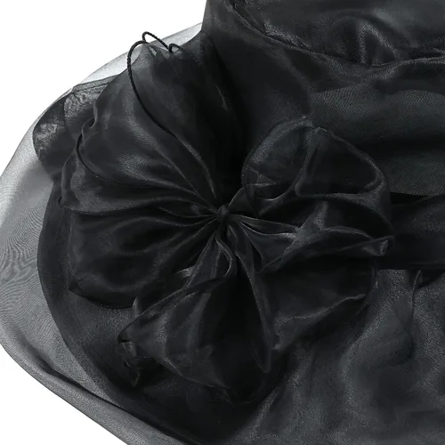 Vista 3 de Lawie Sombrero de fiesta de té para mujer y niña, sombrero de iglesia, funerario, cóctel, Pascua, organza británica, velo, sombrero de vestir