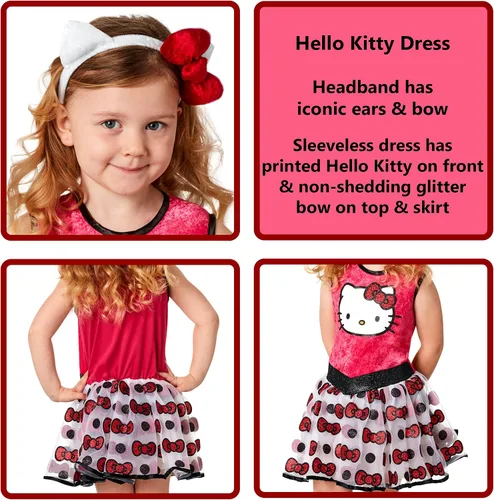 Vista 4 de Rubie's - Disfraz de Hello Kitty para niña