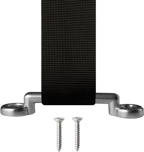 Vista 5 de 56" Battery Tie Down Strap Kit Battery Hold Down Strap with Stainless Steel 316 Buckle, 2 Stainless Steel 316 Eye Strap Mounts, 4 SS Screws(1 Pack)