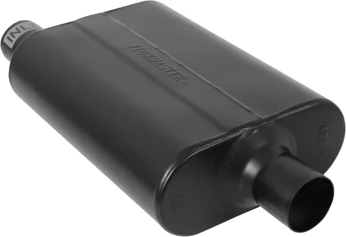 Vista 2 de Flowmaster 842446 Super 44 Series Silenciador 409S - 2.25 Offset In y 2.25 Center Out Sonido agresivo