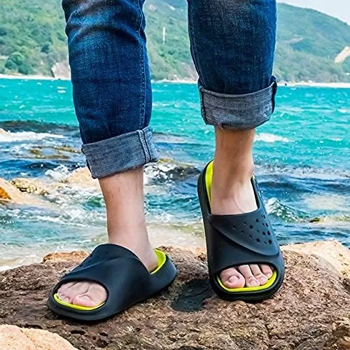 Vista 6 de BernShaw Sandalias de soporte de arco para mujeres y hombres, para aliviar la fascitis plantar, sandalias ortopédicas para caminar para hombres