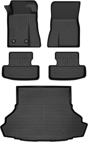 Vista 53 de Alfombrillas para Jeep Compass 2007-2016/2007-2016 Jeep Patriot/Dodge Caliber 2007-2012 para todo tipo de clima con forro de carga para automóvil