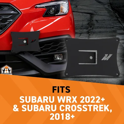 Vista 2 de Mishimoto Kit de reubicación de matrícula para Subaru WRX 2022+/Crosstrek