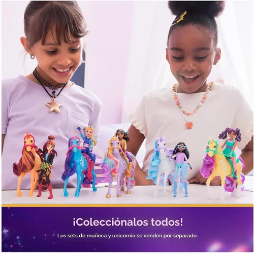 Vista 2 de Unicorn Academy Ava & Leaf, 2 Accessories, Dolls & Unicorn Toys, Ages 4+