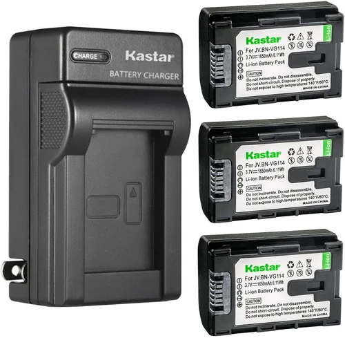 Vista 6 de Kastar AC - Cargador de batería de repuesto para JVC BN-VG107 BN-VG107AC BN-VG107E BN-VG107EU BN-VG107U BN-VG107US BN-VG107USM BN-VG108 BN-VG108AC