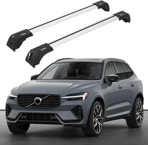 Vista 12 de ERKUL Barras transversales de techo resistentes de 220 libras para Volvo XC40 2019-2026 Soportes de metal sólido Barras transversales