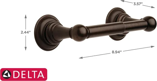 Vista 12 de Delta Faucet 134439 Providence - Accesorios de baño, gancho doble para toalla