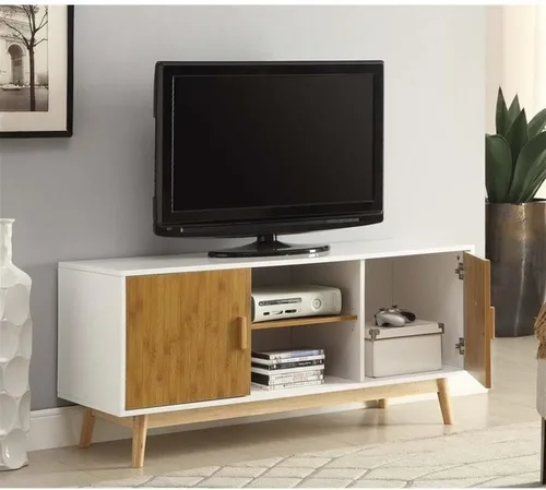 Vista 2 de Convenience Concepts Escritorio Oslo Sundance , Madera Noble