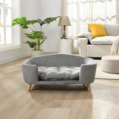 Vista 11 de Christopher Knight Home Elroy - Cama ortopédica para perros, sofá cama elevada para perros pequeños, sofá cama de espuma de apoyo para mascotas