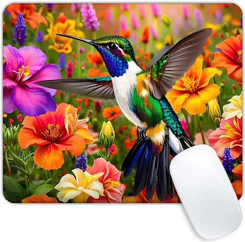 Vista 14 de Animal Collection - Alfombrilla de mouse personalizada con base de goma antideslizante para computadoras, laptop, oficina, escritorio, accesorios