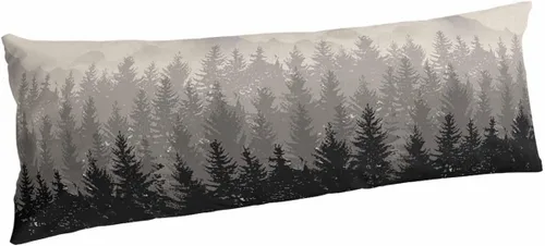 Vista 18 de Fundas de almohada de tamaño King con hojas verdes, rosas, flores, fundas de almohada suaves decorativas para sofá de cuerpo largo, con cierre