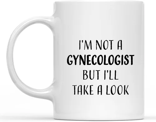 Vista 45 de Taza inspiradora y sarcasmo con texto en inglés "A Truly Great Doctor is Hard to Fond", regalos inspiradores y sarcasmo para hombres y mujeres