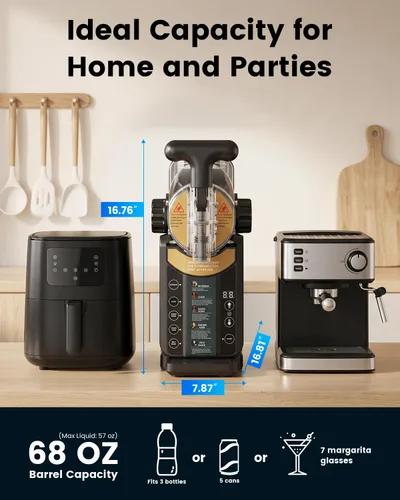 Vista 18 de Slushie Machine for Home 2-in-1 Slushy & Soft Serve Ice Cream Maker