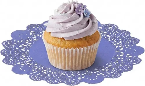 Vista 28 de Restaurantware Pastry Tek Blondas de Encaje de 4 x 4 Pulgadas 100 Vajilla Decorativa - Blondas de Mesa Desechables Redondas de Papel Negro