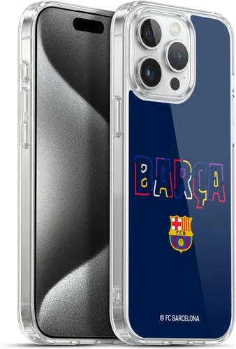Vista 114 de Head Case Designs Funda de gel suave con licencia oficial del FC Barcelona Barca Crest Graphics [protección de grado militar] compatible con Apple