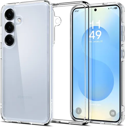Vista 15 de Spigen Ultra Hybrid diseñado para funda de Galaxy S24 (2024) [antiamarilleamiento], [protección de grado militar] - cristal transparente