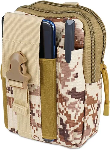 Vista 10 de Funda táctica al aire libre Militar Molle Hip Cinturón Bolsa Monedero Funda Teléfono para Pistolas Compactas Subcompactas Pistolas Ocultas Llevar