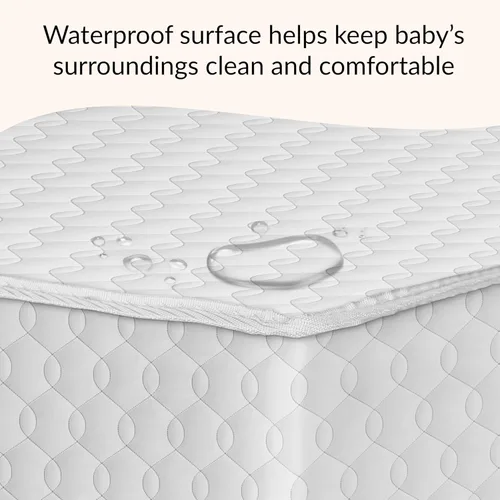 Vista 5 de Dream On Me Carousel 6” Firm Fiber Crib & Toddler Bed Mattress, Waterproof Cover, Greenguard Gold Certified, Fits All Full-Size Cribs & Toddler