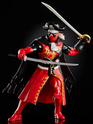 Vista 3 de Hasbro Marvel Legends Series - Figura de acción de Deadpool de 6 pulgadas (pirato), diseño prémium y 3 accesorios