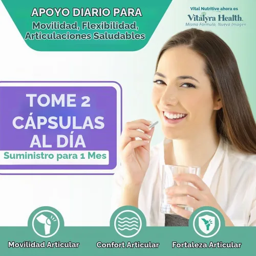 Vista 9 de VITAL NUTRITIVE Suplemento de apoyo articular para hombres y mujeres, glucosamina, MSM