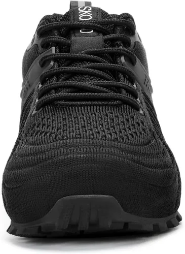 Vista 2 de Zapatos de punta de acero para hombre, zapatillas de seguridad compuestas, zapatos casuales de trabajo, cómodos, a prueba de pinchazos