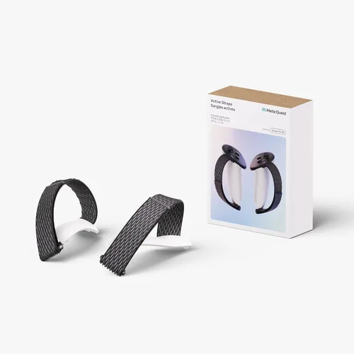 Vista 6 de Meta Quest Active Straps — Works with Meta Quest 3/3S — Works with Touch Plus Controllers — Adjustable, Relaxed Fit — Play with Extra Grip and
