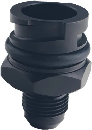 Vista 2 de DEWHEL LSX LS1/LS6/LS2/LS3/LS7 Tapa de Aceite de Válvula de Cobertura en Billete Negro con Ajuste -10 an de Compatibilidad