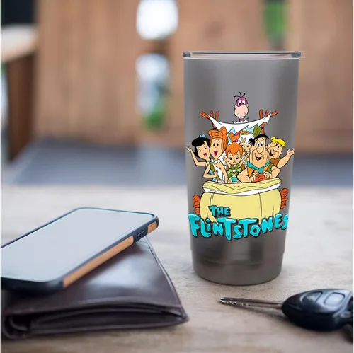 Vista 7 de The Flintstones - Vaso aislado de acero inoxidable vintage