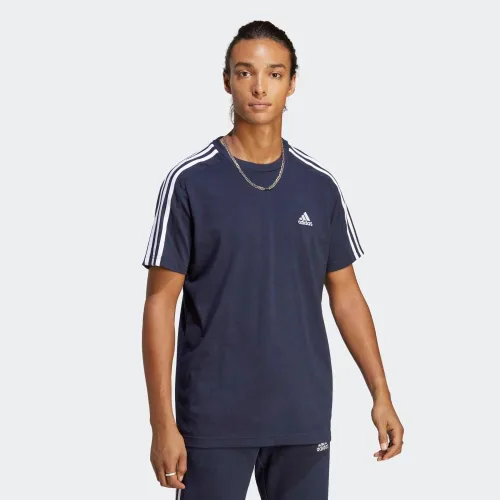 Vista 2 de adidas Camiseta Essentials Single Jersey de 3 rayas para hombre