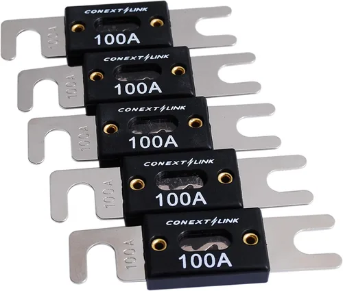 Vista 10 de ANL80-5 80 A Amp ANL Fusible de hoja niquelado paquete de 5
