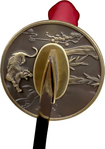 Vista 3 de CHENGYING Espada Katana Real Hecho a Mano Espada Samurái Japonesa Desmontable Espada