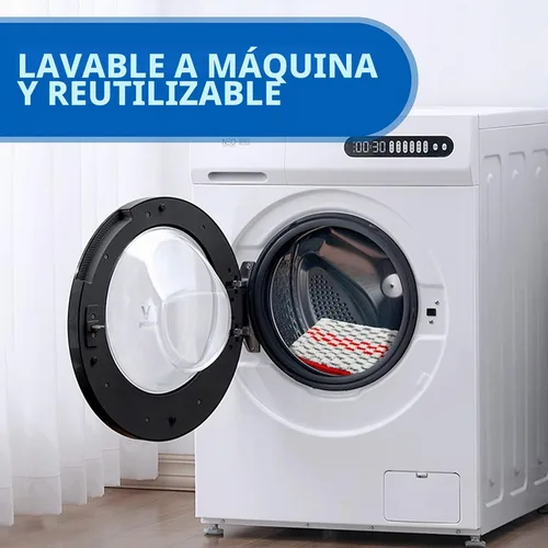 Vista 5 de Paquete de 6 repuestos de microfibra lavables para trapeador de espray compatibles con almohadillas de repuesto O-Cedar ProMist MAX