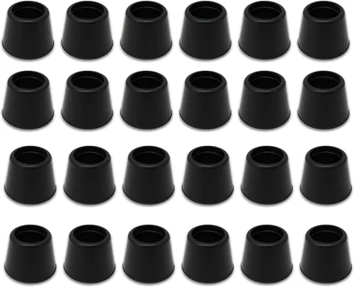 Vista 19 de Shepherd Hardware - Puntas de goma para patas, Negro, 9226