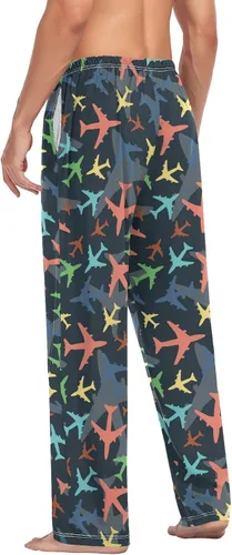 Vista 6 de Lizards Green - Pantalones de pijama para hombre, pantalones suaves separados para hombre, pantalones de descanso