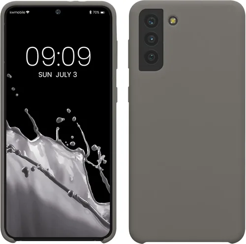Vista 181 de kwmobile Funda compatible con Samsung Galaxy S9 - Funda de silicona TPU con acabado suave - Blue Reef
