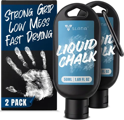 Vista 9 de Liquid Chalk for Weightlifting, Gym and Workout Hand Chalk for Grip Fast Drying Grip Chalk For Lifting, Powerlifting, Pull Ups, Cheer, Gymnastics