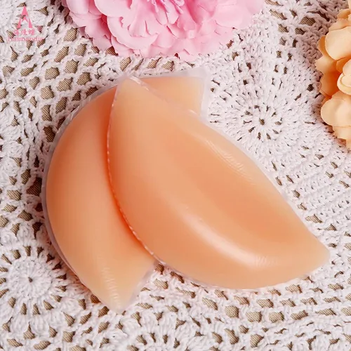 Vista 9 de Insertos de sujetador de silicona, almohadillas de brasier para realzar los senos, inserciones de gel impermeables, reutilizables, levantamiento