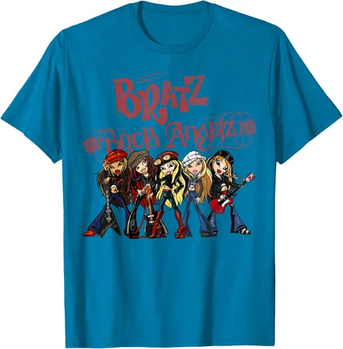 Vista 4 de Bratz Camiseta Rock Angelz Group Shot Negro
