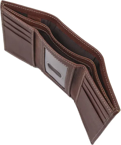 Vista 4 de Timberland Cartera triple de piel auténtica con bloqueo RFID para hombre