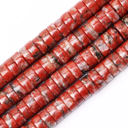 Vista 41 de Cuentas Heishi de piedra natural para hacer collares, cuentas pequeñas de piedra redonda plana de 0.116 pulgadas x 0.039 pulgadas para hacer joyas
