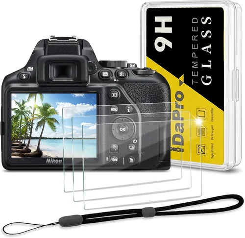 Vista 10 de iDaPro Protector de pantalla para Nikon D850, 9H vidrio templado