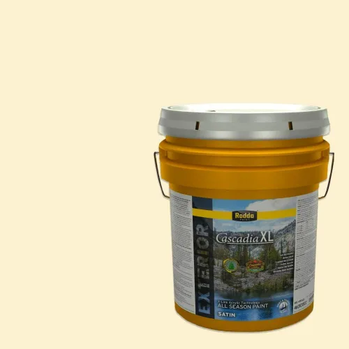 Vista 150 de Rodda Paint CASCADIA XL Pintura e imprimación satinada exterior en uno, cuarto de galón, pimienta de Jamaica