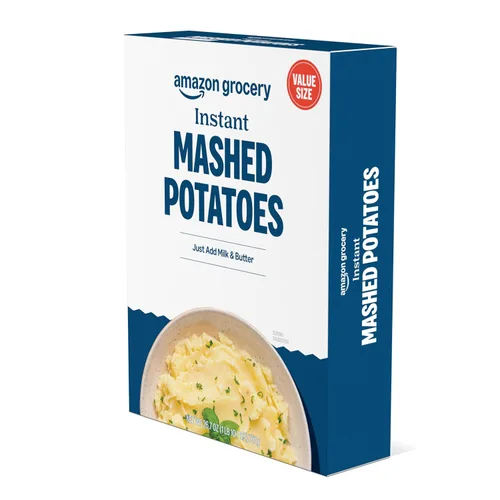 Vista 4 de Amazon Grocery, Puré de papas instantáneo, 26.7 onzas (anteriormente Amazon Fresh, el embalaje puede variar)