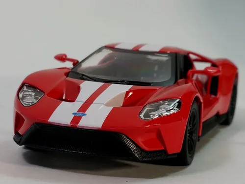 Vista 4 de KiNSMART - 2017 Ford GT 1:38 Escala 5" Die Cast Modelo Toy Super Car (azul)
