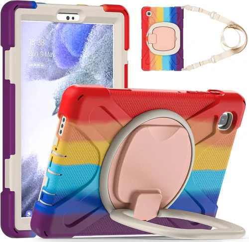 Vista 154 de 360 Rotation Case for Galaxy Tab ActivePro/Tab Active4 Pro/Active 5 Pro 10.1" Sturdy Cover Rotate Ring Stand Shoulder Carrying Strap Hand Strap