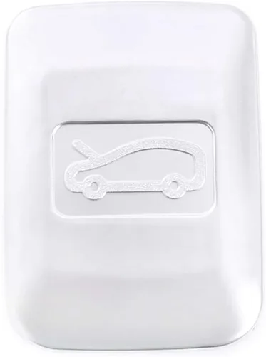 Vista 3 de YIWANG Cubierta de panel de interruptor de capó cromada ABS para Land Rover Range Rover Evoque L551 2019 2020 accesorio