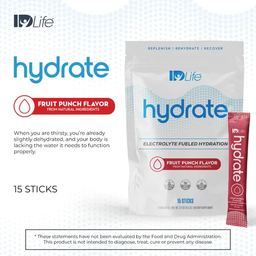 Vista 6 de IDLife Hydrate - Ponche de frutas - 15 varillas