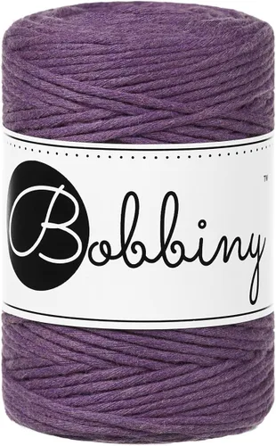 Vista 34 de Bobbiny Cordón de macramé de una sola capa para bebé de 0.069 pulgadas (100% algodón reciclado)