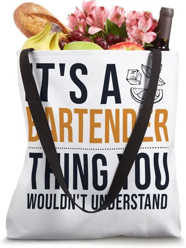 Vista 4 de It's a Bartender Thing Barman Mixologist Barmaid Bartender Tote Bag